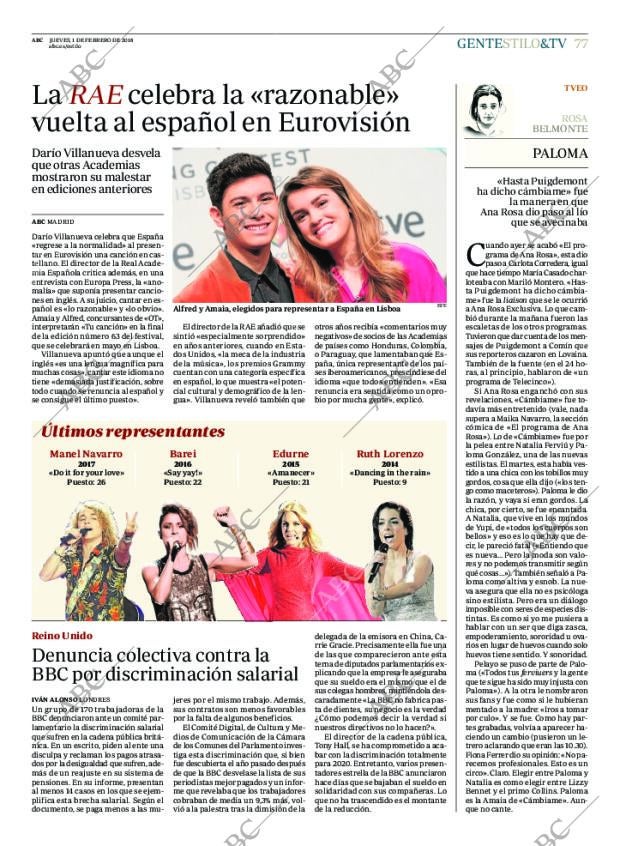 ABC MADRID 01-02-2018 página 77