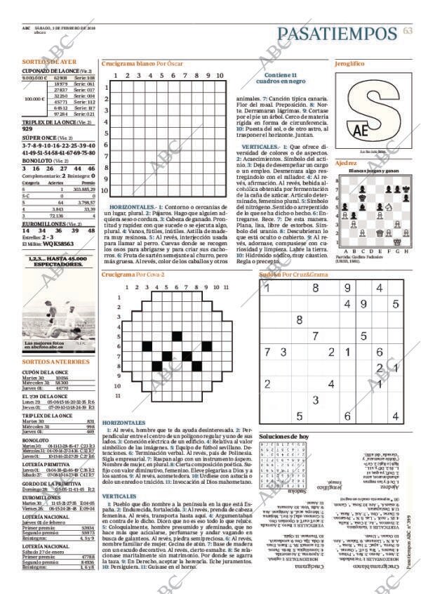 ABC MADRID 03-02-2018 página 63