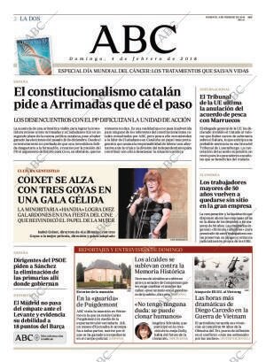 ABC MADRID 04-02-2018 página 2
