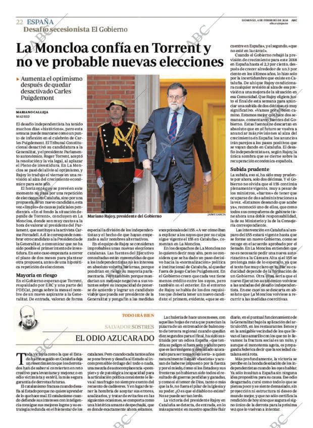 ABC MADRID 04-02-2018 página 22