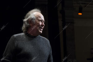 Joan Manuel Serrat durante la rueda de prensa de presentación de la gira de...