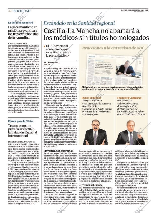 ABC MADRID 13-02-2018 página 42