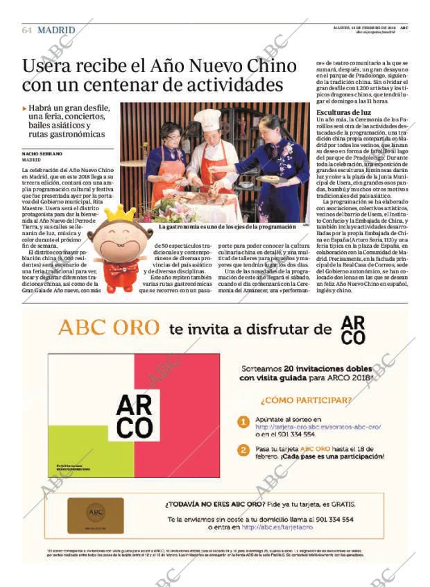 ABC MADRID 13-02-2018 página 64