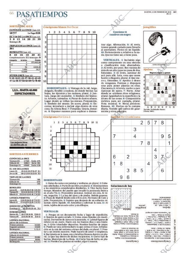 ABC MADRID 13-02-2018 página 66