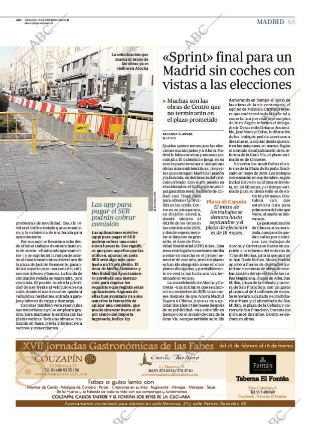 ABC MADRID 17-02-2018 página 65