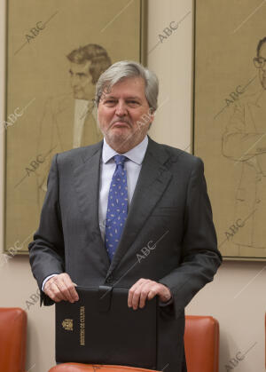 Comparecencia de Íñigo Méndez de Vigo en la Comisión de Cultura del Congreso de...