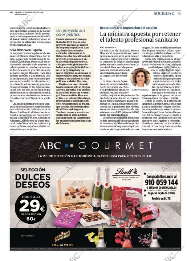 ABC MADRID 20-02-2018 página 45