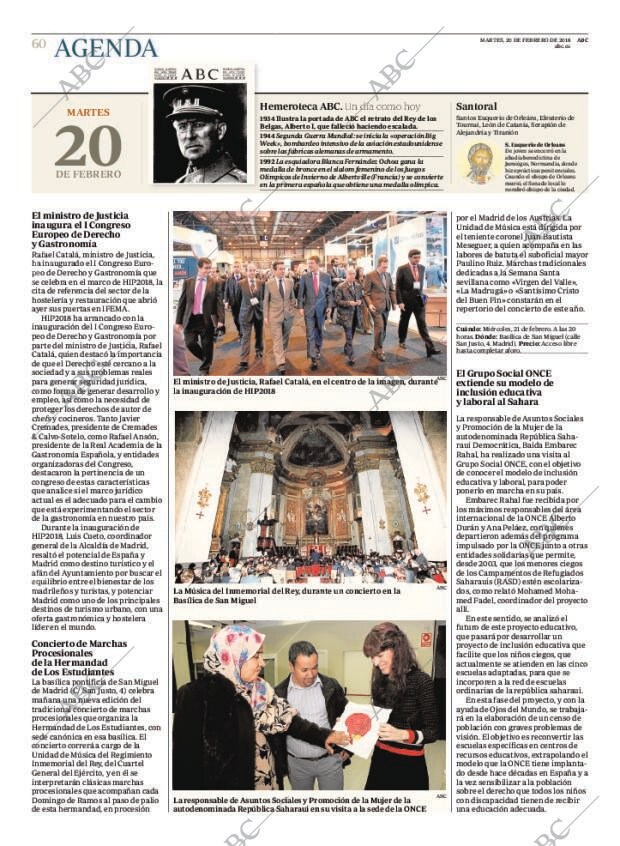 ABC MADRID 20-02-2018 página 60