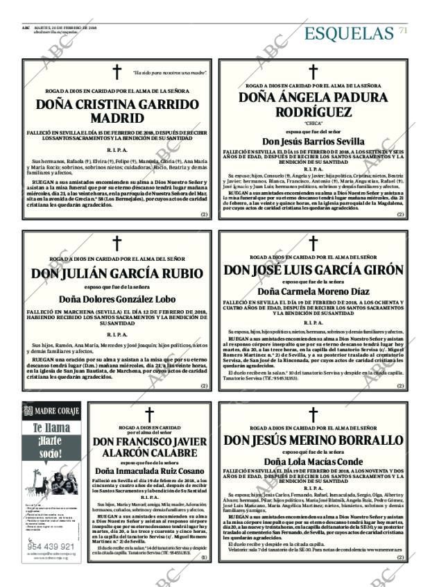 ABC SEVILLA 20-02-2018 página 71