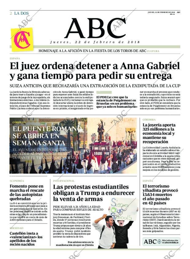 ABC CORDOBA 22-02-2018 página 2
