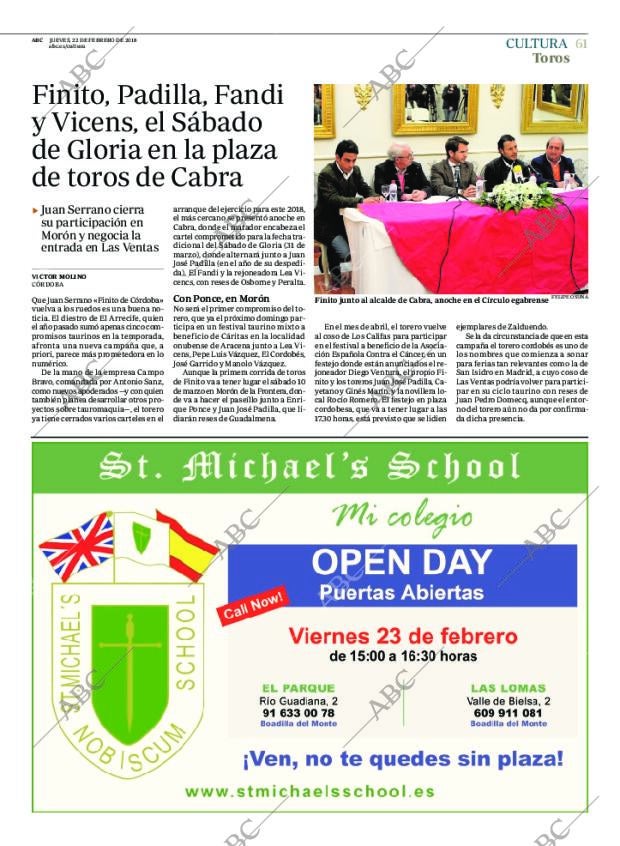ABC CORDOBA 22-02-2018 página 61