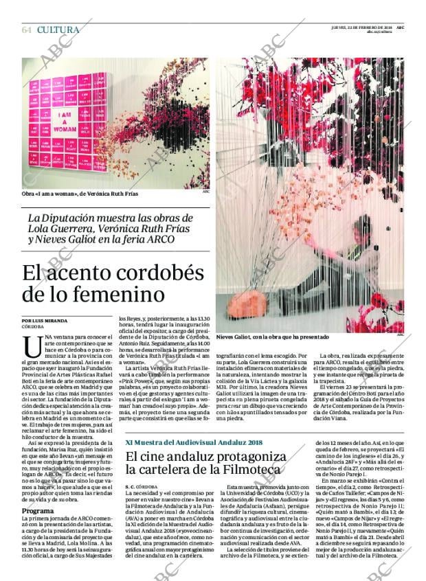ABC CORDOBA 22-02-2018 página 64