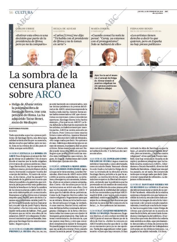 ABC MADRID 22-02-2018 página 56