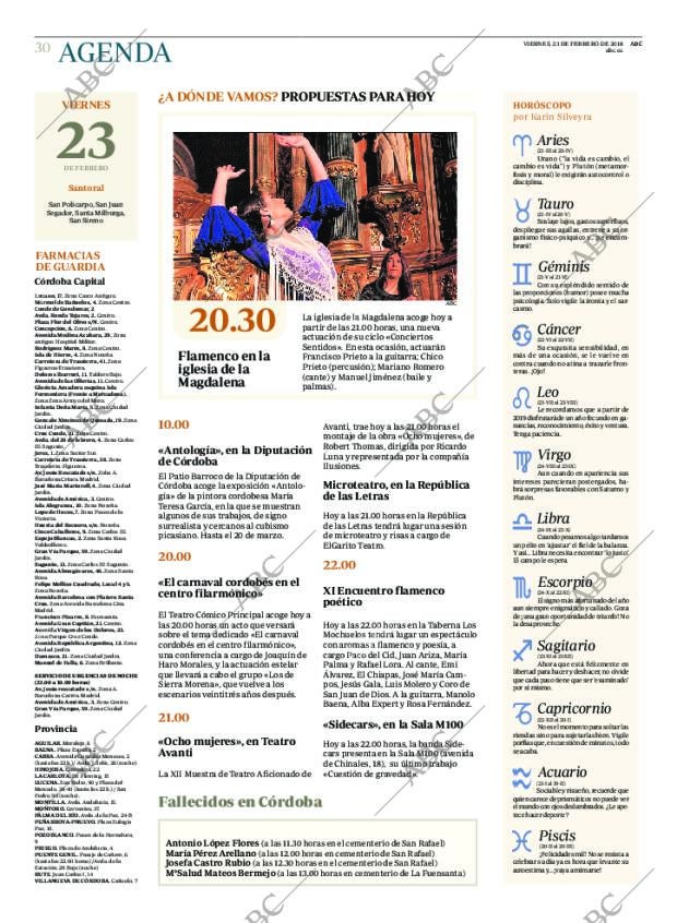 ABC CORDOBA 23-02-2018 página 30