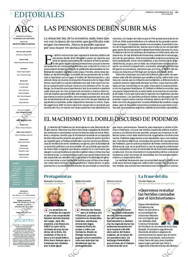 ABC CORDOBA 23-02-2018 página 4