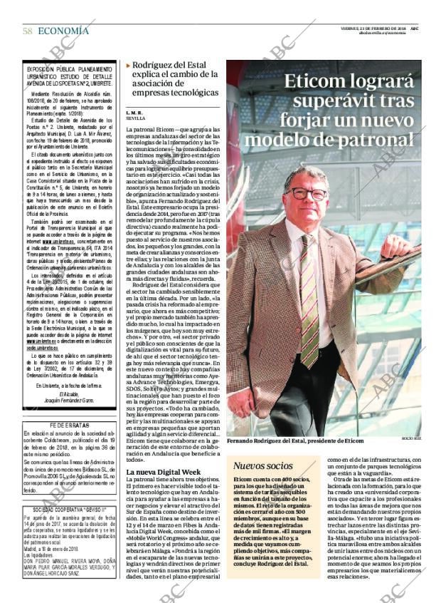 ABC SEVILLA 23-02-2018 página 58
