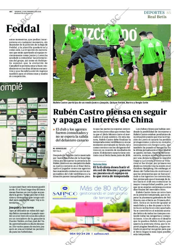 ABC SEVILLA 23-02-2018 página 85