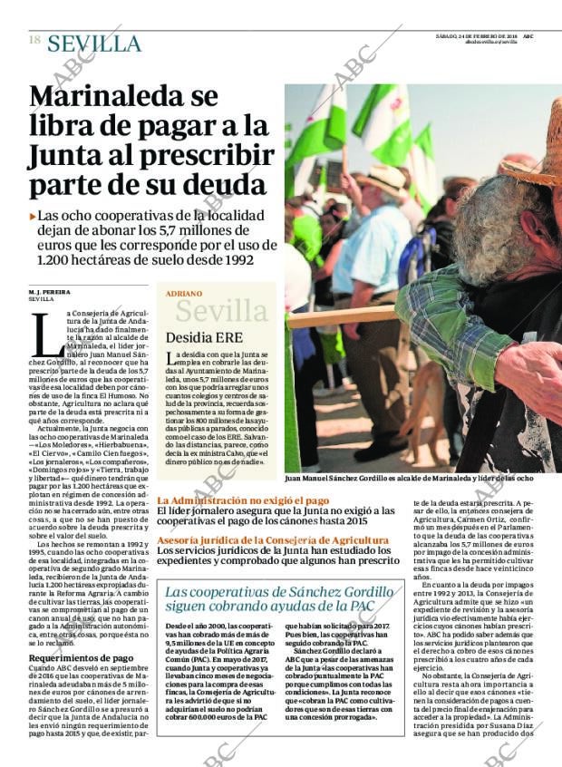 ABC SEVILLA 24-02-2018 página 18