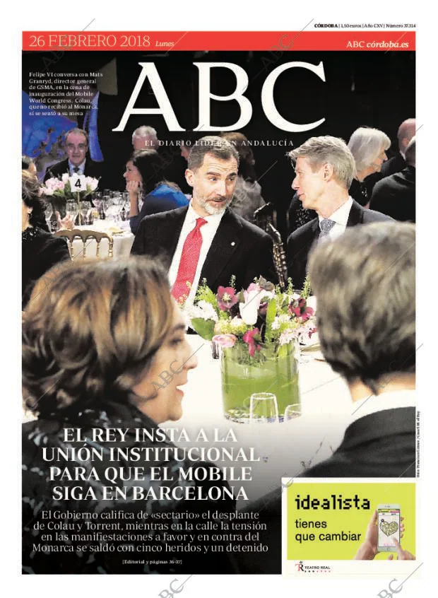 ABC CORDOBA 26-02-2018 página 1