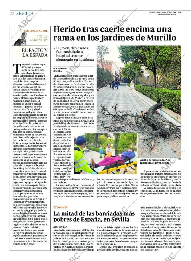 ABC SEVILLA 26-02-2018 página 22