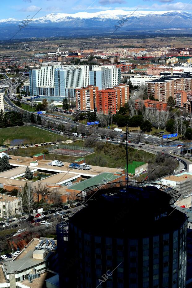 Vistas desde el hospital universitario la Paz