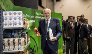 El presidente de Mercadona Juan Roig, durante la rueda de prensa de presentación...