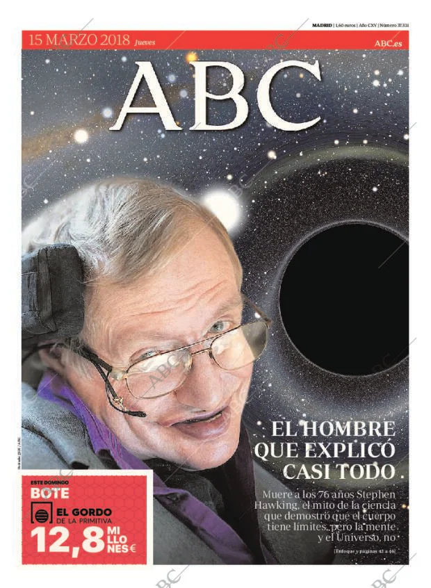 ABC MADRID 15-03-2018 página 1