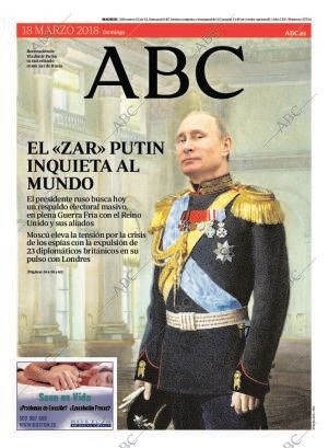 ABC MADRID 18-03-2018 página 1