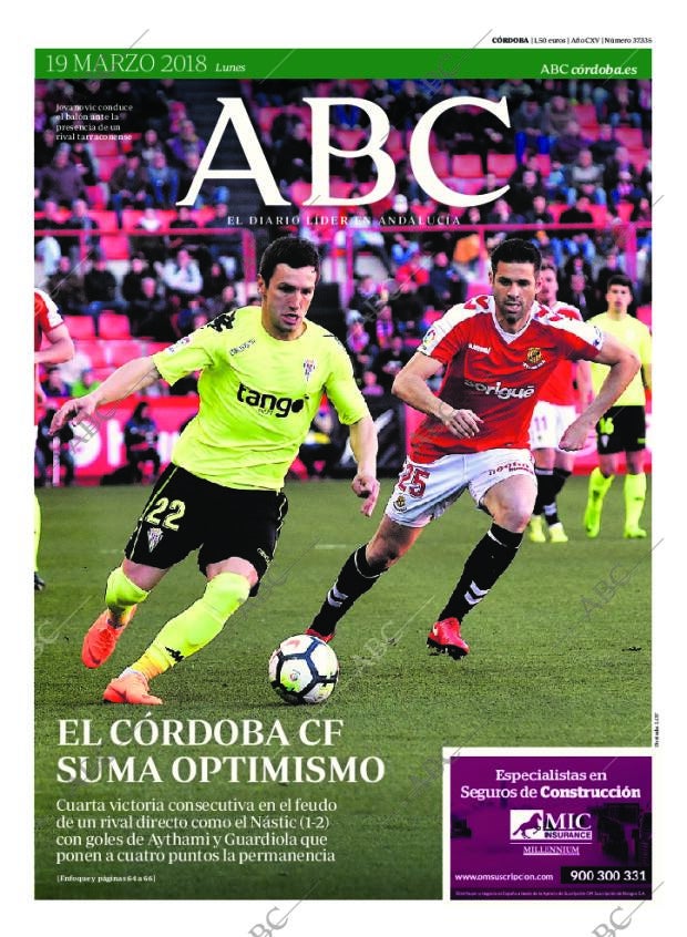 ABC CORDOBA 19-03-2018 página 1