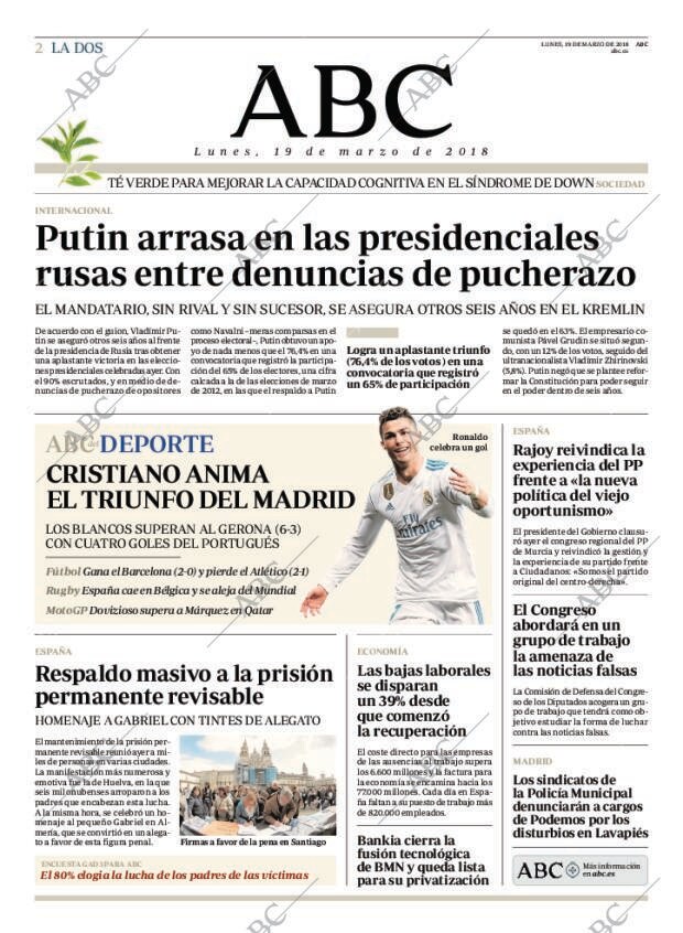 ABC MADRID 19-03-2018 página 2