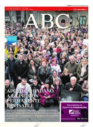 ABC SEVILLA 19-03-2018 página 1