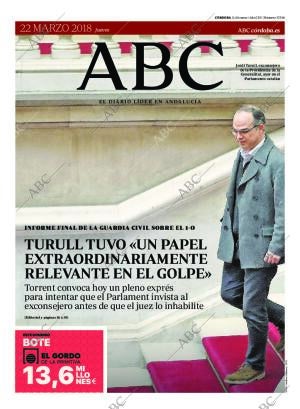 ABC CORDOBA 22-03-2018 página 1
