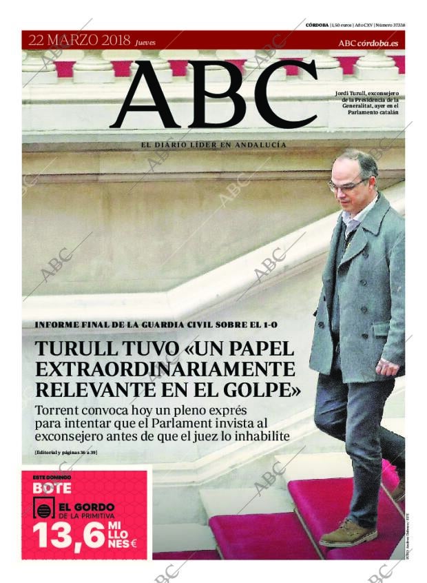 ABC CORDOBA 22-03-2018 página 1