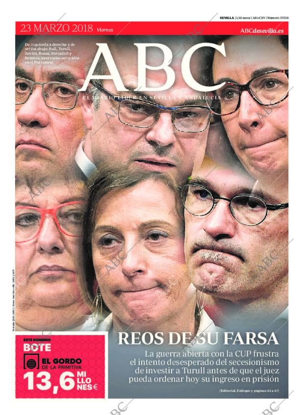 ABC SEVILLA 23-03-2018 página 1