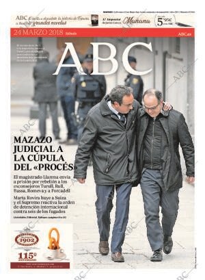 ABC MADRID 24-03-2018 página 1