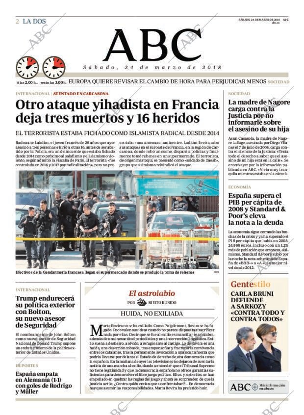 ABC MADRID 24-03-2018 página 2