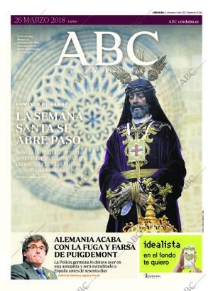 ABC CORDOBA 26-03-2018 página 1