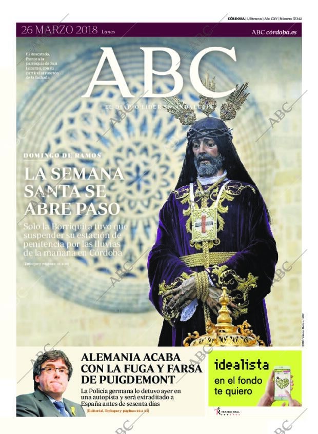 ABC CORDOBA 26-03-2018 página 1