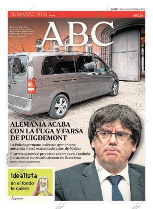 ABC MADRID 26-03-2018 página 1