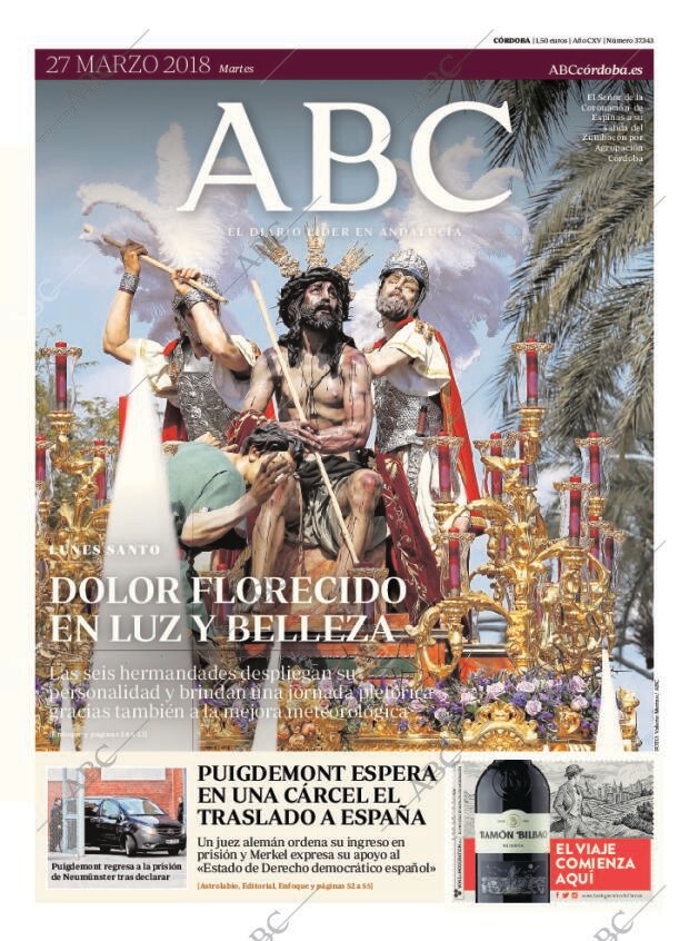 ABC CORDOBA 27-03-2018 página 1