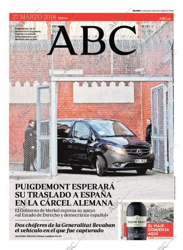 ABC MADRID 27-03-2018 página 1