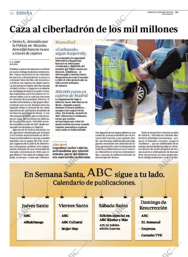 ABC MADRID 27-03-2018 página 26