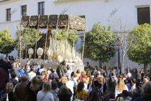 Procesión de la Hermandad de Jesús Caído, desde la iglesia de San Cayetano