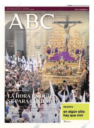 ABC CORDOBA 29-03-2018 página 1