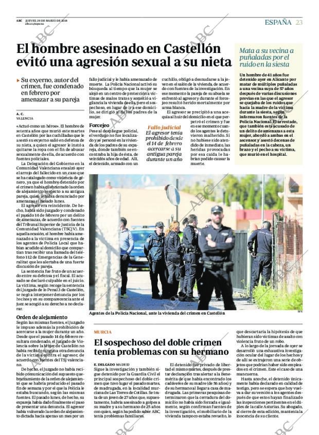 ABC MADRID 29-03-2018 página 23