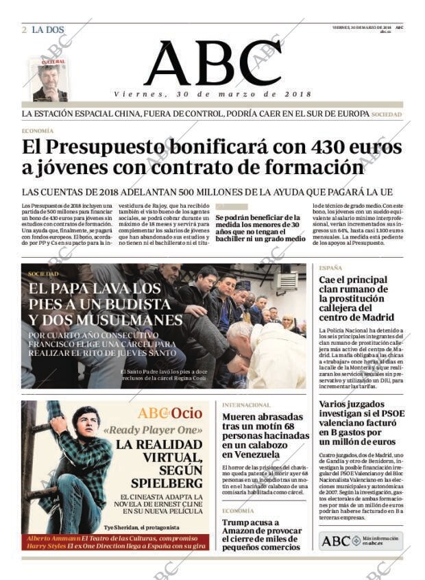 ABC MADRID 30-03-2018 página 2