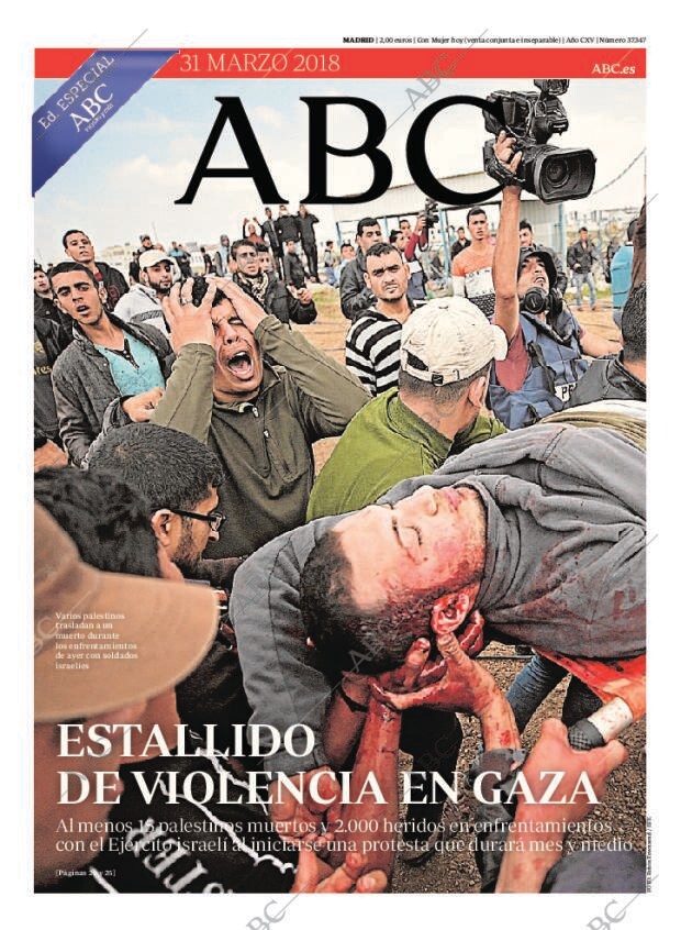 ABC MADRID 31-03-2018 página 1