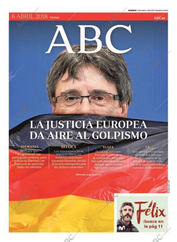 ABC MADRID 06-04-2018 página 1