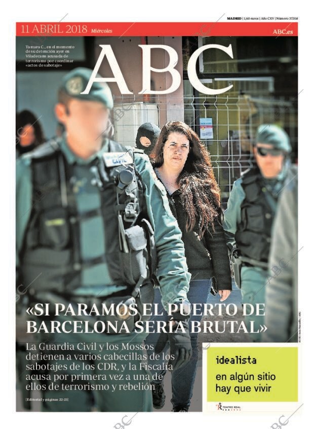 ABC MADRID 11-04-2018 página 1