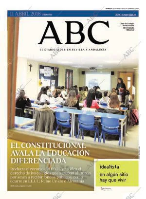 ABC SEVILLA 11-04-2018 página 1